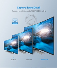 Dây chia VGA 1 ra 2 Ugreen 40254 - 250MHz 2-port VGA splitter