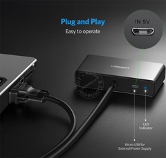 Dây chia VGA 1 ra 2 Ugreen 40254 - 250MHz 2-port VGA splitter