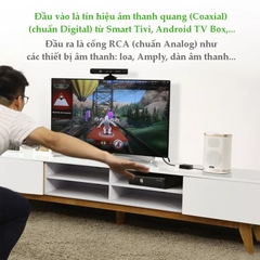 Bộ chuyển Quang optical Coaxial sang AV 3.5mm Ugreen 30523