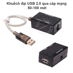 Bộ khuếch đại USB qua dây mạng 50 đến 100 mét DTECH DT-5015