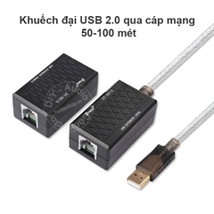 Bộ khuếch đại USB qua dây mạng 50 đến 100 mét DTECH DT-5015