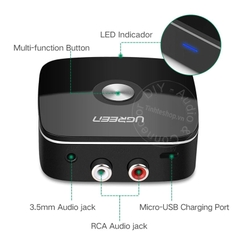 Bộ nhận bluetooth cho Âm ly Loa V5.0 Ugreen CM123 30445 - Bluetooth receiver Ugreen