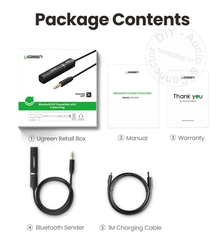Thiết bị phát bluetooth 5.0 aptX Ugreen CM107 40761 - Bluetooth transmitter