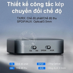 Bộ thu phát bluetooth 5.0 ra cổng quang optical aptX Ugreen CM144 70158