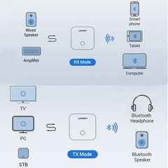 Bộ thu phát bluetooth 5.0 ra cổng quang optical aptX Ugreen CM144 70158
