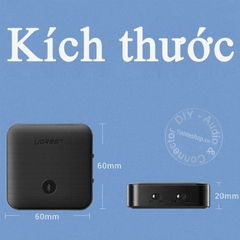 Bộ thu phát bluetooth 5.0 ra cổng quang optical aptX Ugreen CM144 70158
