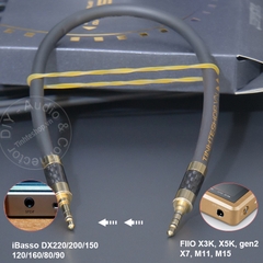 Dây 3.5 4 nấc sang 3.5 3 nấc coaxial cho Fiio sang iBasso DIY 0.2 đến 3 mét - 3.5mm SPDI/F audio cable