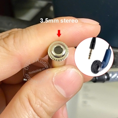 Dây 2.5 mono sang 3.5 stereo cắm tai nghe bộ đàm