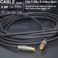 Cáp Svideo 2 đầu DIY 0.5 đến 30 mét - S-video male cable