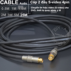 Cáp Svideo 2 đầu DIY 0.5 đến 30 mét - S-video male cable
