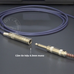 Cáp nối 3.5 ra 6.5 mono cho microphone Máy trợ giảng Loa kéo DIY 0.5M đến 5M