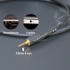 Cáp thu âm livestream 3.5mm sang XLR cho IOS vs Android - Recording cable from Equalizer to Laptop smartphone