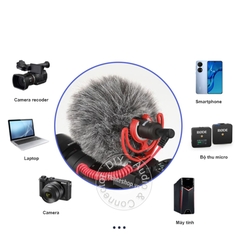 Cáp 3.5mm 3 nấc sang 4 nấc cho micro RODE SC7 Smartphone Laptop Camera - 3.5mm 3-pole to 4-pole microphone cable