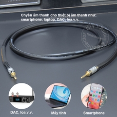 Dây AUX 3.5 đồng mạ bạc cho DAC AMP