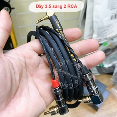 Cáp âm thanh 3.5 ra 2 đầu AV hiệu suất cao DIY 0.5 đến 10 mét - 1/8 to 2 RCA cable