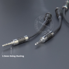 Cáp 3.5 nối dài vặn ren cho micro 0.1 đến 5 mét - 3.5mm stereo cable with lock for microphone