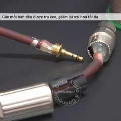 Dây micro 3.5mm ra canon đực DIY 0.2 mét đến 5 mét - XLR male to 3.5mm balanced