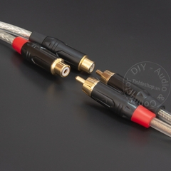 Dây cáp chia AV 1 ra 2 DIY 0.2M đến 5M - RCA female to 2 RCA female cable