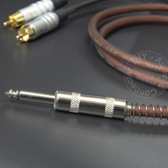Dây 6 ly ra 2 canon đực DIY 0.5 đến 5 mét - 6.5mm mono to 2 XLR female cable