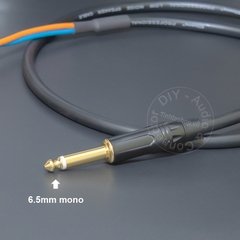 Dây loa 6 ly sang bắp chuối chuyển âm thanh từ Mixer Đàn Sound card sang loa - 6.5mm mono to banana plug cable