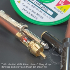 Dây 6ly ra AV DIY 0.5 đến 10 mét - 6.5mm mono to 2 RCA cable