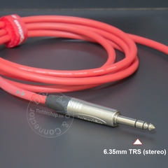 Dây canon cái sang 6 ly TRS cho Loa kiểm âm Mixer, DAC - Mogami XLR female to 6.35mm balanced audio cable made by hand