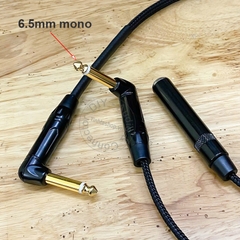 Cáp 6 ly chia 1 đầu đực 1 đầu cái - 6.5 audio cable split 1 male to 1 female 1 male