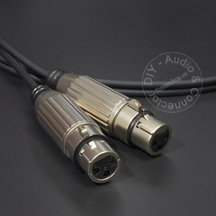 Dây 6 ly ra 2 canon đực DIY 0.5 đến 5 mét - 6.5mm mono to 2 XLR female cable