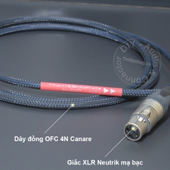Dây canon AES EBU 110 Ohm đực sang cái dùng cho DAC - DIY XLR AES/EBU digital audio cable