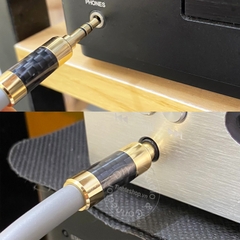Dây AUX 3.5mm lõi đồng 5N mạ bạc 0.1 đến 5 mét - DIY silver-plated 1/8 TRS audio cable