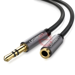 Cáp audio 3.5mm AUX đực sang cái - Audio 3.5mm cable male to female gold 24K OFC 4N Ugreen AV118 1M ... 5M