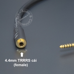 Cáp 4.4mm nối dài 0.1 đến 10 mét - DIY extension 4.4mm balanced audio cable