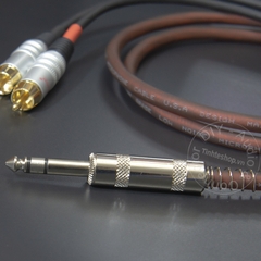 Dây 2 đầu 6.5mm stereo DIY 0.5M đến 10M - 6.35mm stereo cable