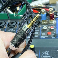Dây balanced 4.4 sang 2 đầu 6 ly stereo lõi đồng mạ bạc