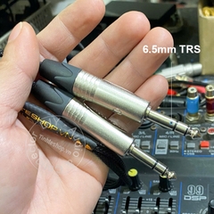 Dây balanced 4.4 sang 2 đầu 6 ly stereo lõi đồng mạ bạc