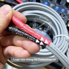 Dây loa giắc bắp chuối sang mỏ chim 1 vế - DIY 4mm to 2mm banana jack speaker cable 1 side OFC 5N copper