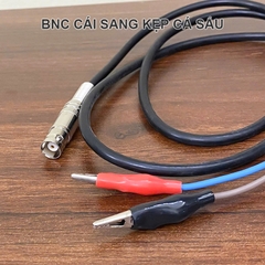 Dây BNC sang kẹp cá sấu - Alligator clip BNC signal cable