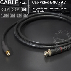 Cáp BNC sang hoa sen AV DIY 0.2M đến 5M - BNC male to RCA female cable