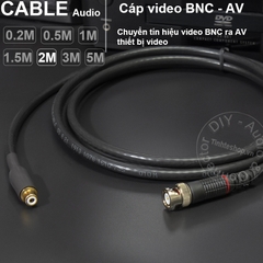 Cáp BNC sang hoa sen AV DIY 0.2M đến 5M - BNC male to RCA female cable