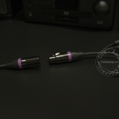 Cáp XLR cái sang 2 XLR cái - Cáp chia XLR female to 2 XLR female 0.2M 0.5M 1M 1.5M