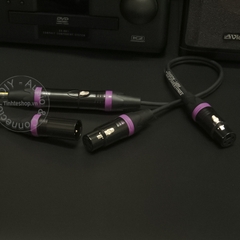Cáp XLR cái sang 2 XLR cái - Cáp chia XLR female to 2 XLR female 0.2M 0.5M 1M 1.5M