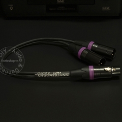 Cáp XLR cái sang 2 XLR đực - Cáp chia bablanced XLR female to 2 XLR male 0.2M 0.5M 1M 1.5M