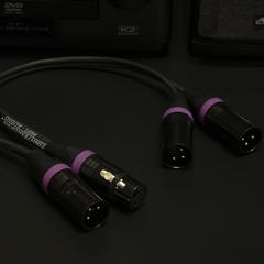 Cáp XLR cái sang 2 XLR đực - Cáp chia bablanced XLR female to 2 XLR male 0.2M 0.5M 1M 1.5M
