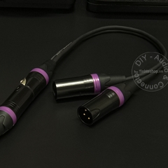 Cáp XLR cái sang 2 XLR đực - Cáp chia bablanced XLR female to 2 XLR male 0.2M 0.5M 1M 1.5M