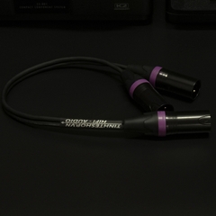 Cáp XLR đực sang 2 XLR đực - Cáp chia XLR male to 2 XLR male 0.2M 0.5M 1M 1.5M