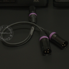 Cáp XLR đực sang 2 XLR đực - Cáp chia XLR male to 2 XLR male 0.2M 0.5M 1M 1.5M