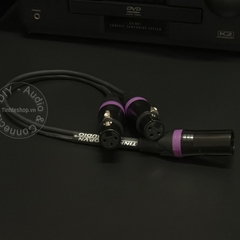 Cáp XLR đực sang 2 XLR cái - Cáp chia XLR male to 2 XLR female 0.2M 0.5M 1M 1.5M