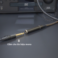 Dây 6.5 ly nối dài đực sang cái DIY 0.5 đến 10 mét - 6.5mm TS male to female extension cable