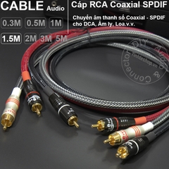 Dây âm thanh số 75Ohm DIY 0.3 đến 5 mét - Coaxial 75Ohm cable