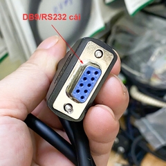 Dây RS232 bấm cos chân 2 3 5 - DB9 Connector RS232 Serial Port Cable DB9 Adapters Solderless 9-Pin COM Port Breakout Replacement Cable